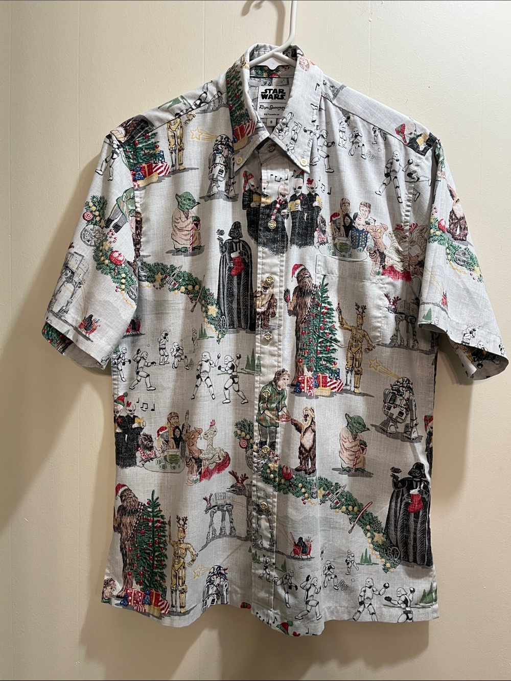 Reyn Spooner “Star Wars” Men’s (S) Button Down Dress Shirt